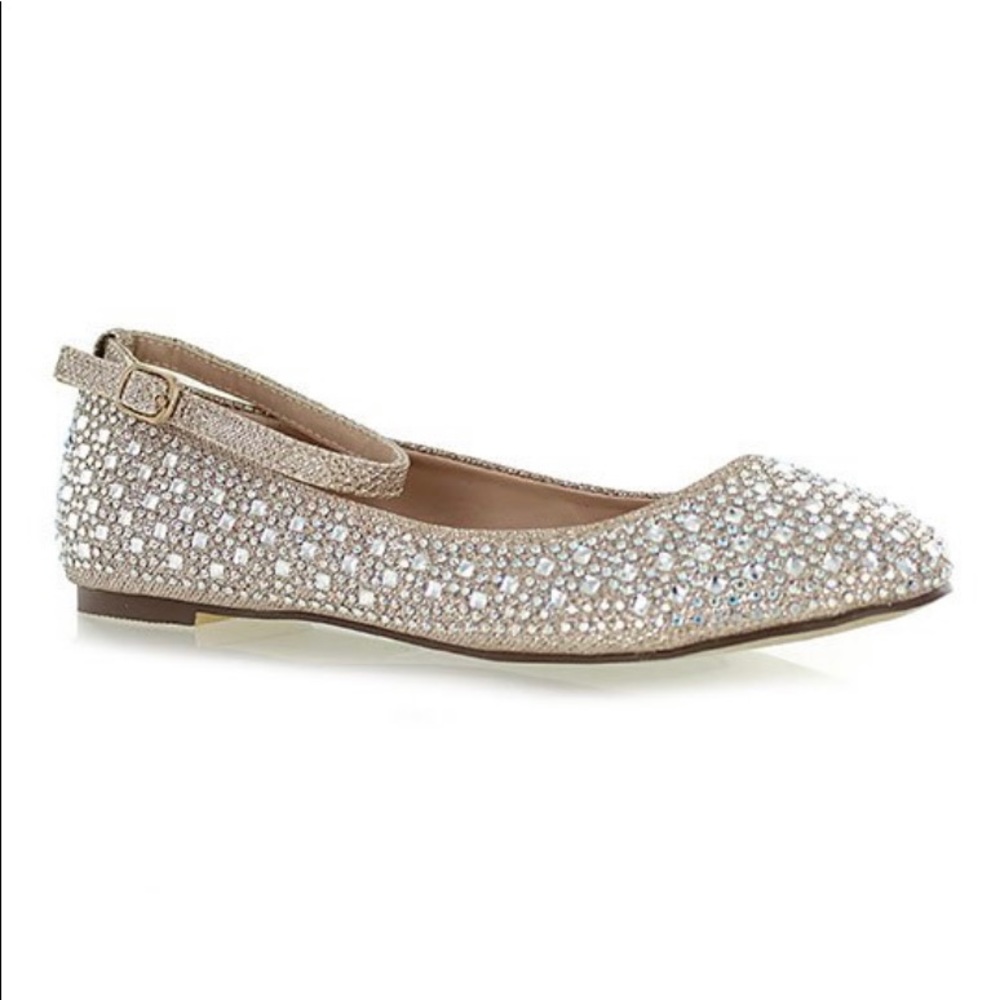 Champagne ballet flat
